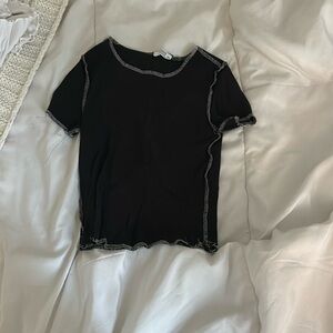 Ardene Black Contrast Top